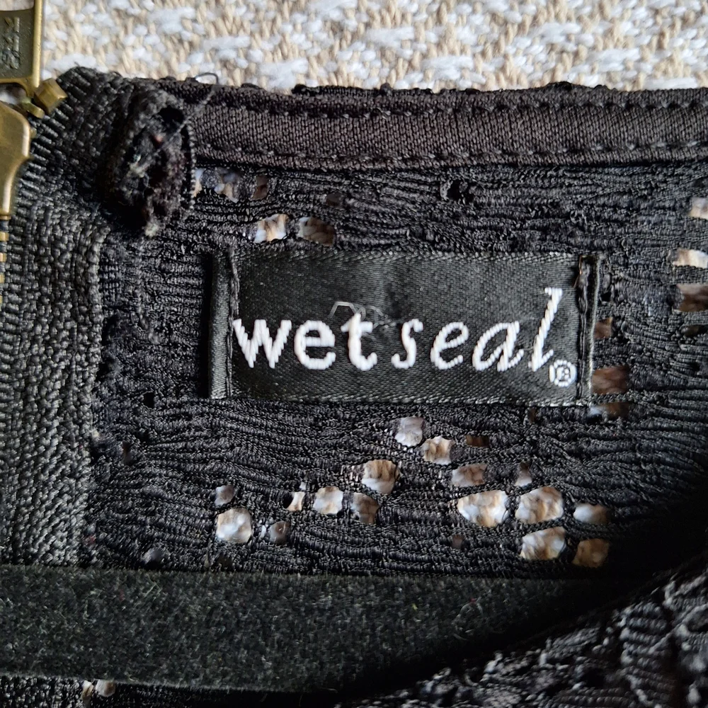 Wet Seal Elegant Black Kids Dress